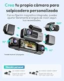 BOTSLAB 4 Canaux Dashcam Voiture 560°, avec Kit de Câblage, 128 GB Carte - 4
