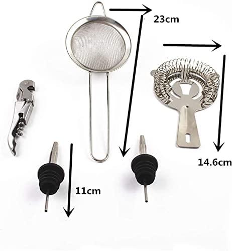 Kit bartender 10 piezas con coctelera y soporte miniatura 2
