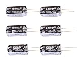 3300uF 50V 18X36mm +/-20% 105°C 6 PCS Aluminum Electrolytic Capacitors,3300 MFD