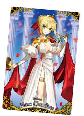 Fate/Grand Order セイバー/ネロ・クラウ
ディウス〔第三再臨〕 Amazon | Fate/Grand Order ウエハース 13 CR 17 セイバー ネロ