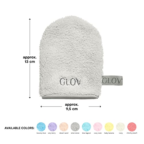 Glov Reusable Makeup Remover Cloth Makeup Remover Mitt for All Skin Types Sustainable and Hypoallergenic Ideal for Travel Replaces Facial Wipes and Cleansers Quick Easy Use and Cleansers - Image 2