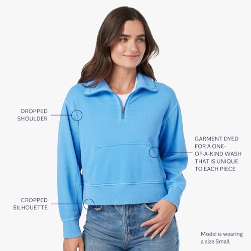 Fair Harbor The Saltaire Half-Zip –– Women's Contemporary Jacket –– Ultrasoft, Midweight, Relaxed Fit3