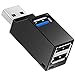 Produktbild USB hub,Mini USB 3.0 Hub Adapter High Speed Expansion Multi USB Hub Splitter Lead Adapter Cable for PC Laptop,Desktop,XPS,MacBook,Surface Pro,USB Flash Drives,Mobile HDD (USB hub 3 Port)