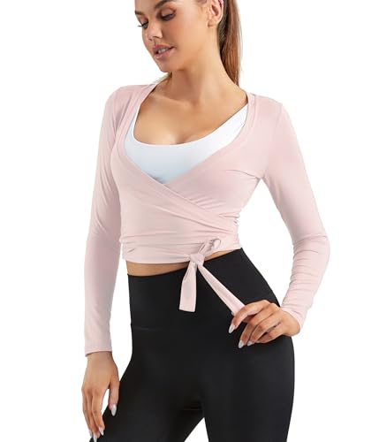 Image of Women Tie Front Shrug Long Sleeve Bolero Cardigan Lightweight Casual Tops