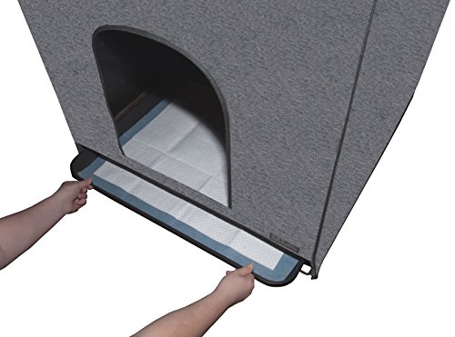 Image of Pet Gear Pro Pawty for Cats with Tray, Put an end to Scattered Litter, Foldable, Easy Clean, Litterbox not Included, 2 Models, 2 Colors