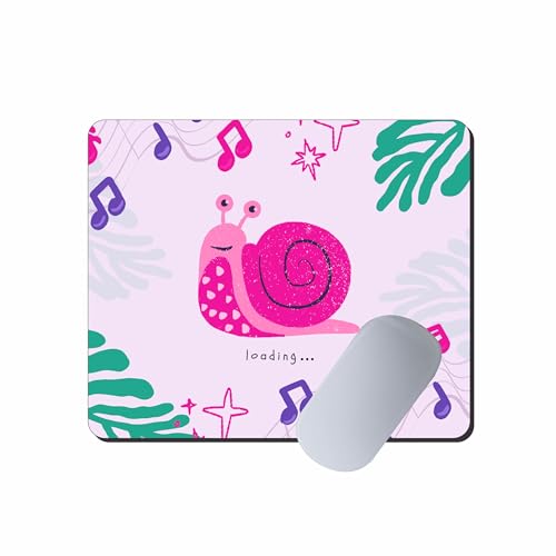 Image of Mouse Pad 9 x 7.5 Inch - Non-Slip Rubber Base, Smooth Cloth Surface for Office, Home & Gaming - Compact Rectangular Mousepad