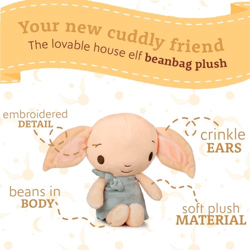Image of Kids Preferred Harry Potter Dobby 7 Inch Plush House Elf Stuffed Animal for Babies, Toddlers, and Kids