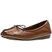 Clarks Freckle Ice, Ballerine Donna, Marrone Dark Tan Leather, 40 EU immagine