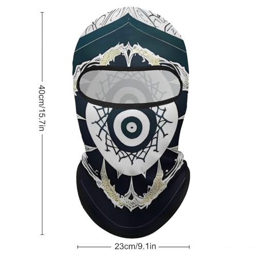 Balaclava Totem Negro y Blanco para Hombres y Mujeres Protección Solar Transpirable Máscara Integral para Senderismo, Ciclismo, Correr, Conducción miniatura 2