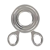 Tamaño: 10 x 8,3 x 0,9 cm. Fackelmann 682404 - Cortador de huevos (acero inoxidable)