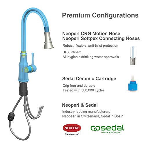 Aguastella As94Orb Oil Rubbed Bronze Kitchen Sink Faucet With Pull Down Sprayer Single Handle High Arc #TOP6