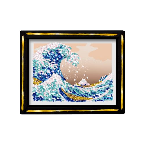 Kit Créatif Lansay 20346 – Tableau en Sequins La Grande Vague de Hokusai - vue 3