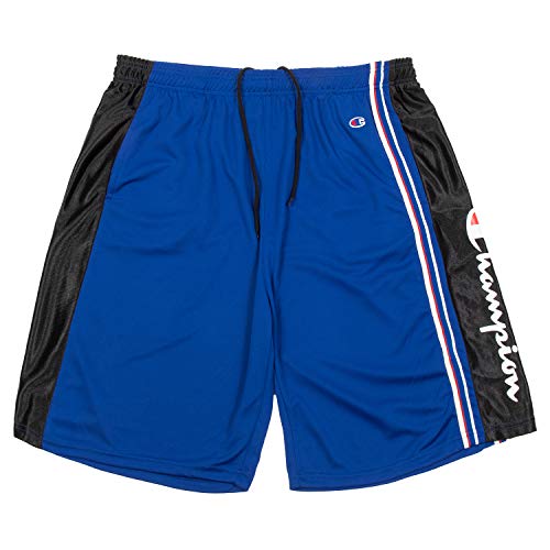 Champion Big and Tall Shorts for Men, 100% Polyester Mens Shorts Royal 2X