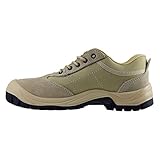 Luckyberg Sicherheitsschuhe, Größe von 39 bis 47 | Arbeitsschuhe für Herren Damen, Stahlkappenschuhe Halbschuhe, Stahlkappe, Mechanikerschuhe, Werkstatt, Atmungsaktiv.