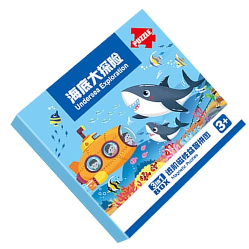 マグネットパズル 子供向け | おでかけおもちゃ 旅行ゲーム,マグネットゲーム 男の子女の子2歳3歳4歳5歳6歳 知育玩具 学習発育 | 就学前教育 幼稚園 車 飛行機 誕生日プレゼント