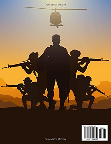 Military & Army Vehicle Coloring Book: An Adults Army Vehicles Battle Coloring Book (Military Colori