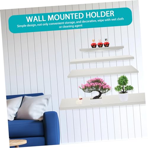 Étagère murale en bois set de rangement rustique pour meuble mural
