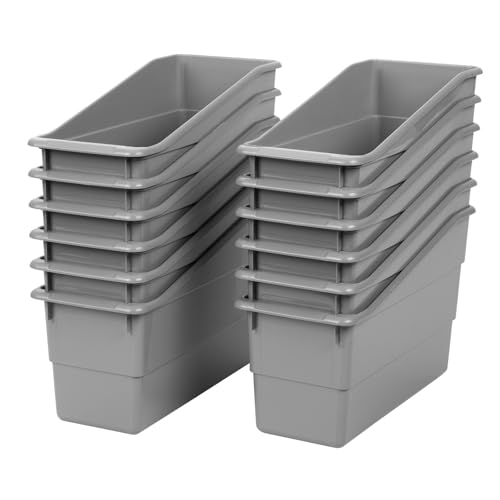 Image of Really Good Stuff Durable Book & Binder Holders 12-Pack, Pebble