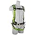 SafeWaze FS-FLEX270-XL Iron Worker Positioning Harness, Three D-Rings, Grommet Leg Straps, X-Large
