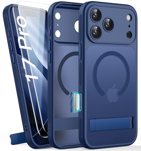 Coque silicone iPhone 17 Pro antichoc haut de gamme MagSafe avec double protection