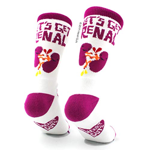 I Heart Guts Kidney Socks – When Urine Love + Let’s Get Renal – Funny Kidney Disease Gift, Dialysis Support, Transplant Recovery, CKD Awareness, Renal Health, Get Well Present for Patients & Friends3