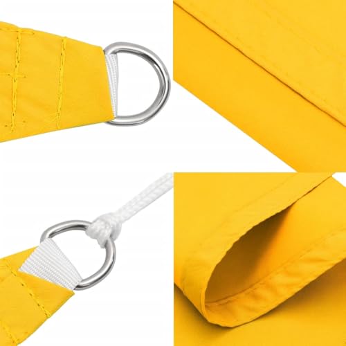 Voile d'ombrage 6x7m imperméable contre chaleur et pluie