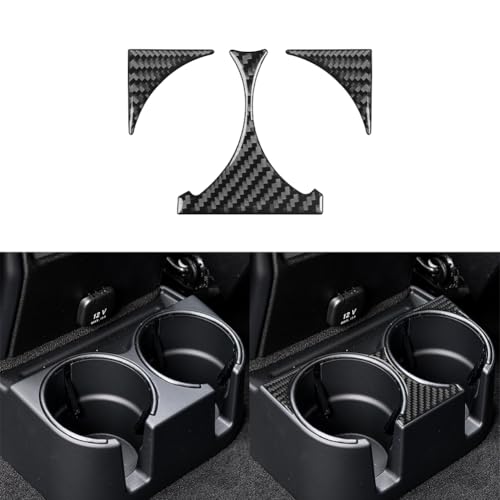 3PCS Portavasos Agua Carbono para Mercedes G-Class W463 2013-2018