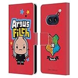 Head Case Designs Officially Licensed Harry Potter Argus Filch Deathly Hallows XLV Leather Wallet Case Compatible with Nothing Phone (2a)