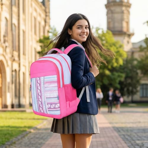 Image of VISMIINTREND School Bags for Girls & Boys 11-12, 13-14 Years, 12+ Years Old, Water Resistant, Laptop Casual Travel College School Backpack for Boys /Girls | Birthday /Rakhi Gifts