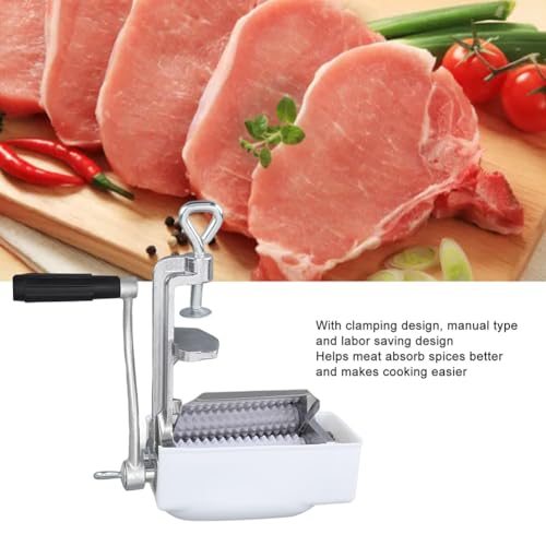 Herramienta ablandadora de carne, ablandador de manivela para una preparación perfecta de carne, ideal para chefs y cocineros caseros