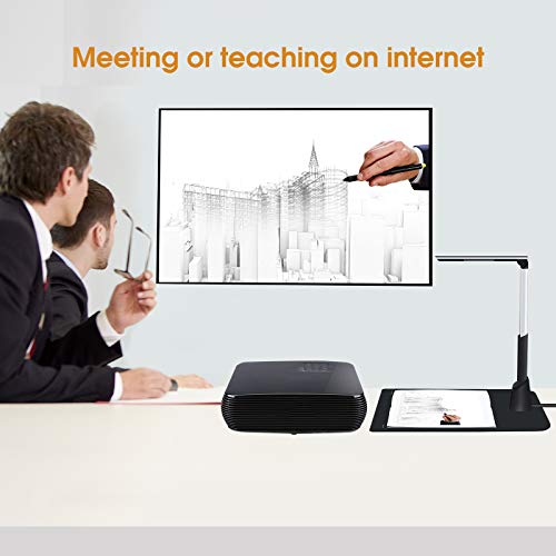 Document Cameras Scanner,10Mp Cmos,Visual Presenter Max A3 Size,Ocr Technology,W/Led Light And Micphone,Easy-To-Use Tools For 100P Book Scanner Pdf, Portable For Teacher,Classroom And Conference #TOP6