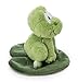 Kuscheltier Frosch Fridolin Frog auf Blatt 7cm - grün - Weiches NICI Plüschtier – niedliches Stofftier zum Kuscheln & Spielen – tolle Geschenkidee für Kinder & Erwachsene | 62281