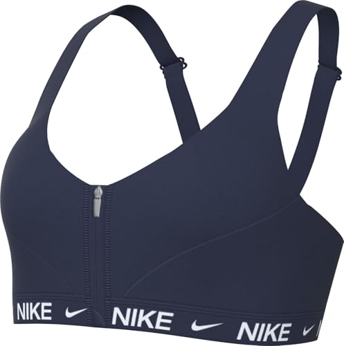 Soutien-Gorge de Sport Femme Nike Indy Noir avec Fermeture Éclair Avant et Coussinets