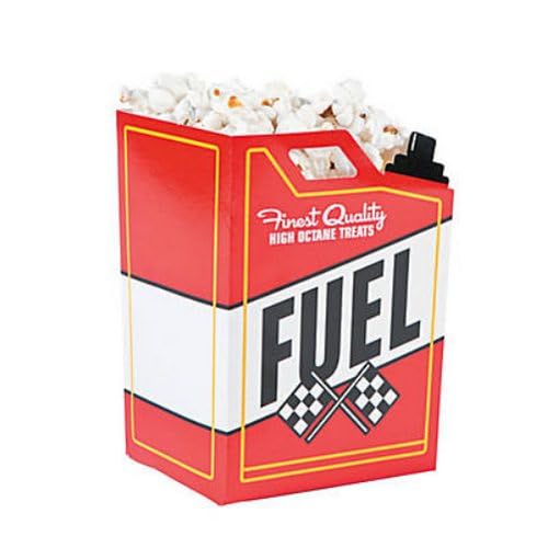 Pack of 12 Race Car Fuel Can Popcorn Boxes Kids Racing Party Favours