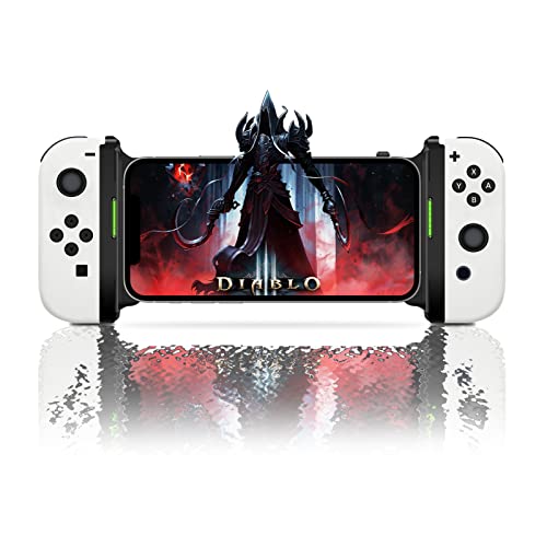 DUEQID Switch Joy Con Holder Grip for iPhone, Black