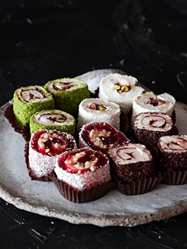 Palanci | Türkische Süssigkeiten Mix | Turkish Delight 440 gr. | Premium Lokum seit 1870 | Veggie | Jelly Fruit mit Pistazien, Haselnuss, Schokolade, Brombeere | veggie Snacks | Süßigkeiten Mix