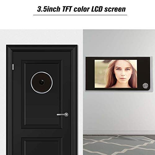 Kit de Mirilla Digital LCD Splenssy de 3.5 pulgadas con Monitor Interior y Cámara Exterior 1MP Ángulo de Visión de 120 Grados miniatura 4