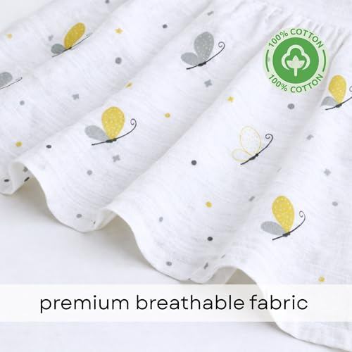 Image of The Boo Boo Club Muslin Jhabla and Short Set 100% GOTS Certified Organic Cotton | Sleeveless Button Vest | Summer Wear Set