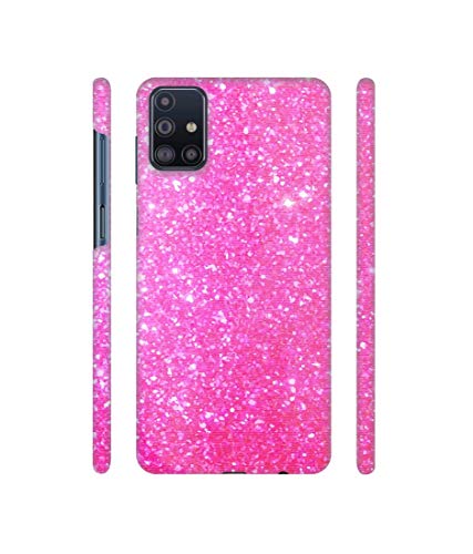 Image of Amazon Brand - Solimo Designer Pink Sparkle 3D Printed Hard Back Case Mobile Cover for Samsung Galaxy M31s