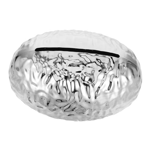 Sosoport Creative Egg Shaped Tissue Holder Lightweight and Portable Cartoon Tissue Box for Car Office and Home Stylish Napkin Dispenser with Plastic Design