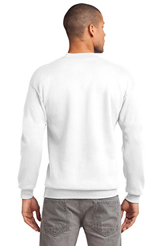 Port & Company - Essential Fleece Crewneck Sweatshirt L White2