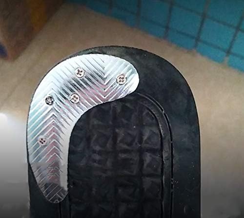 Miniatura 3 de Almohadilla de reparación de talón de suela,Placas de talón negro talón grifos de goma,Almohadillas de reparación de protección de talón de