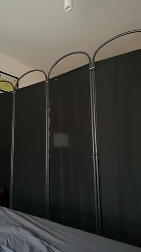 Outsunny Buitenruimteverdeler van Metaal, Lamellenontwerp, Decoratieve
