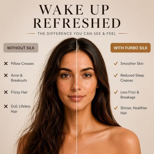 Image of Mulberry Silk Pillowcase - Standard 20x26 Inch - 22 Momme Highest Grade Silk - Cooling for Hair & Skin - Breathable Anti-Frizz with Hidden Zipper - Soft Luxury Pillow Cover - Golden Hour