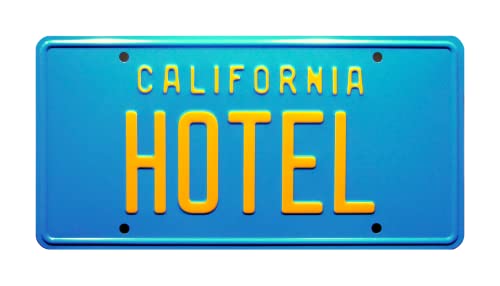 The Eagles | Hotel California | Metal Stamped License Plate Cover
