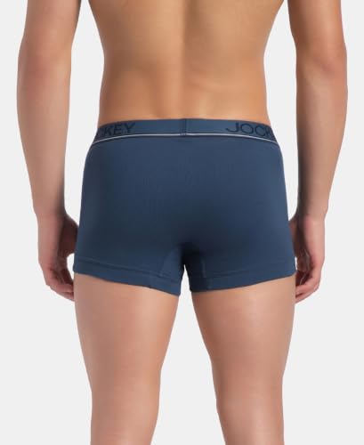 Image of Jockey 8015 Men Super Combed Cotton Solid Trunk (Pack of 2)
