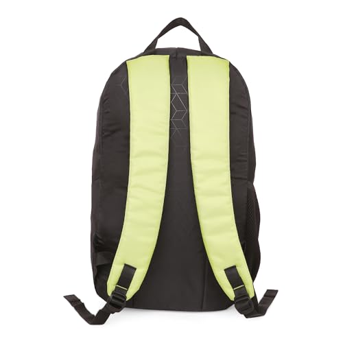 Image of Citizen Ultimate Gym Bag 17L - Quick Access Pocket, Separate Shoe Compartment, Bottle Holder, Reflective Strips for Safety, Adjustable Shoulder Strap, Lightweight-Men & Women-Black Lime
