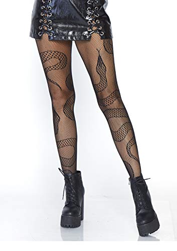 Leg Avenue womens Dark Alternative Animal Fishnet TightsAdult Sized Costumes - Image 4