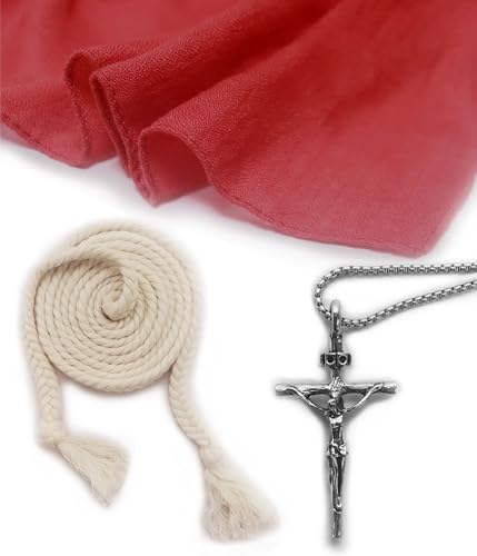Disfraz niño Jesús con túnica beige 6 piezas 4-12 años miniatura 5