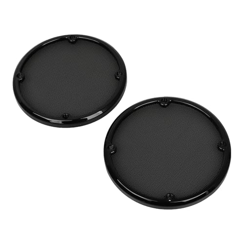Image of Black Rear Speaker Grills Mesh Cover fit for Harley Electra Glide Ultra Classic Ultra Limited Tri Glide Ultra FLHTCU 2014-2023